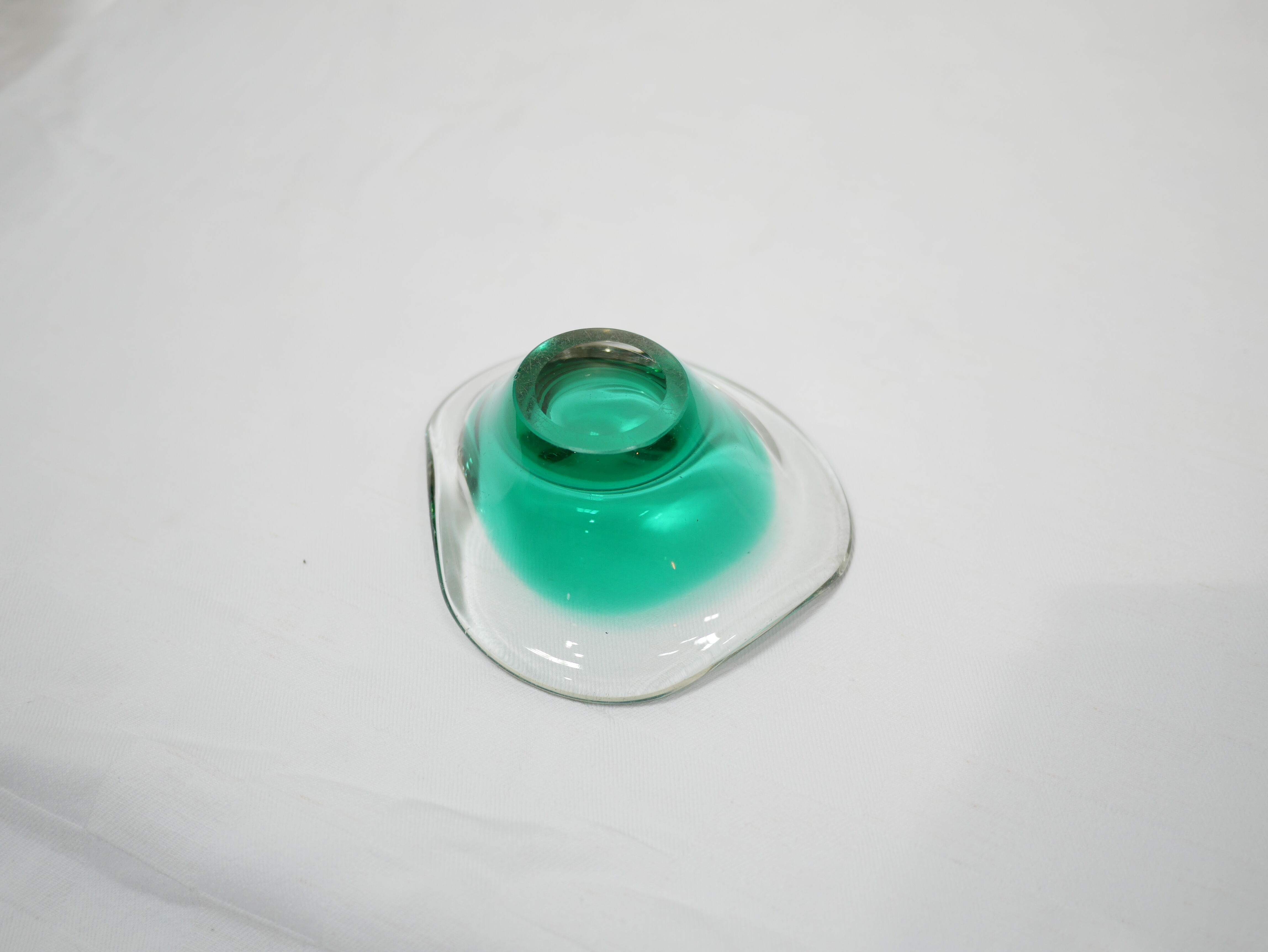 Empty vintage Murano glass pocket