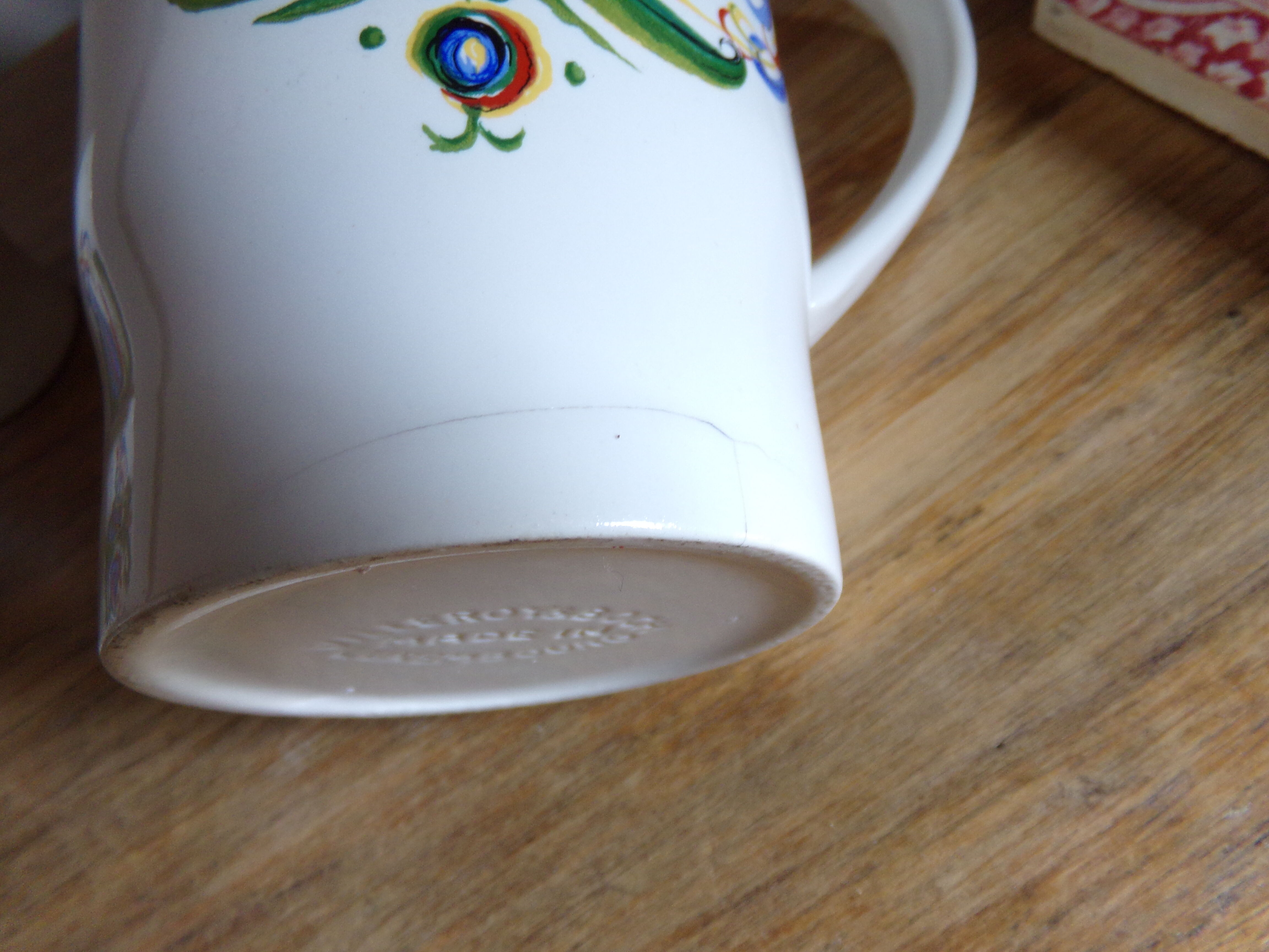 Pichet et verres Villeroy & Boch années 60
