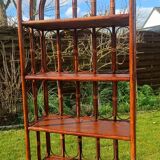 Shelves, rattan bookshelf