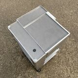 Valise à roulettes Boby B-Line de Joe Colombo édition argent