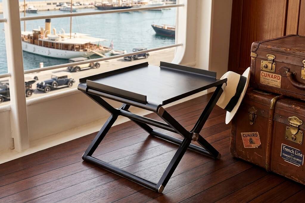 Folding table "Pippa" by Rena Dumas & Hermès
