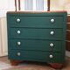 Art Deco green chest of drawers