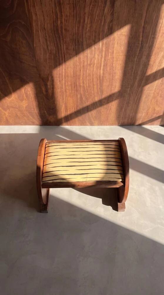 Vintage stool — Amsterdam school