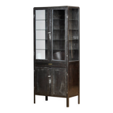 Polished iron medicine cabinet, 1950s