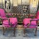 Paire de fauteuils cabriolets de style Louis XV