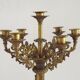 Magnificent French Louis XVI Style Bronze Seven-Light Candelabra LF Paris