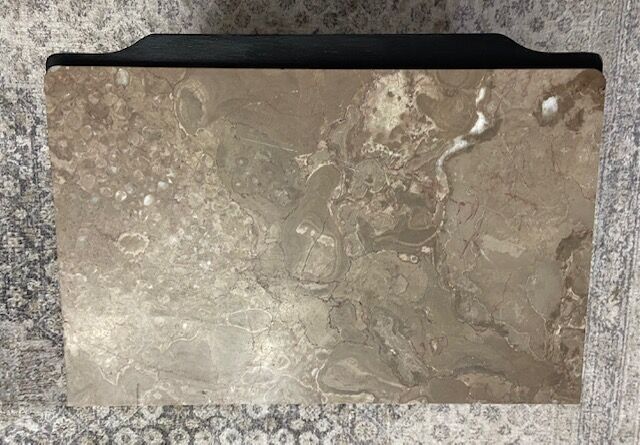 Black Art Deco bedside table