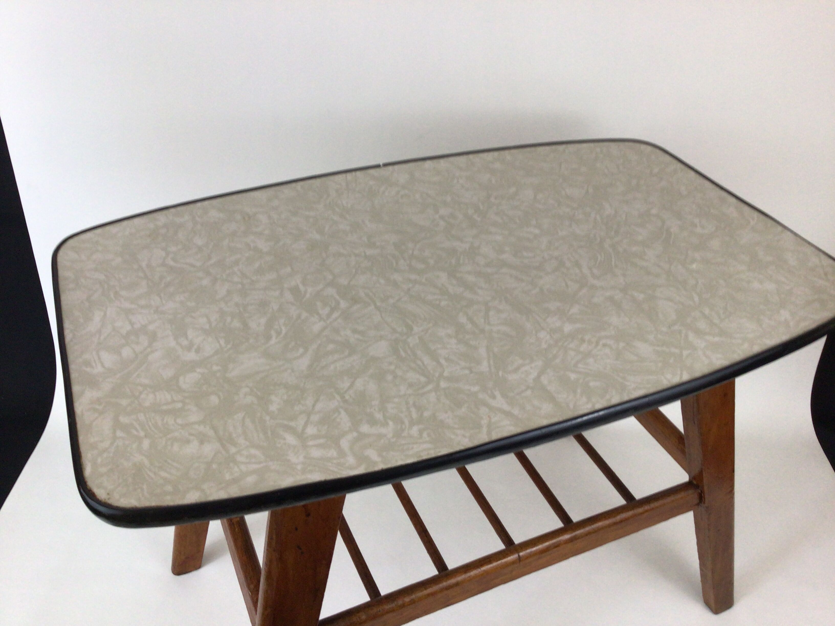 Formica coffee table and compass legs 1960