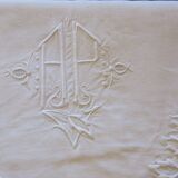 Old ap monogrammed white wire sheet