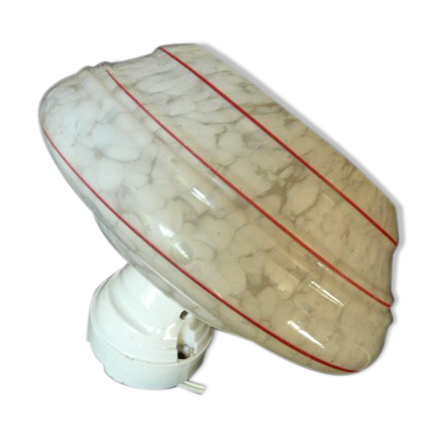 Clichy glass applied with porcelain support 50