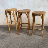 Set of mismatched bar stools