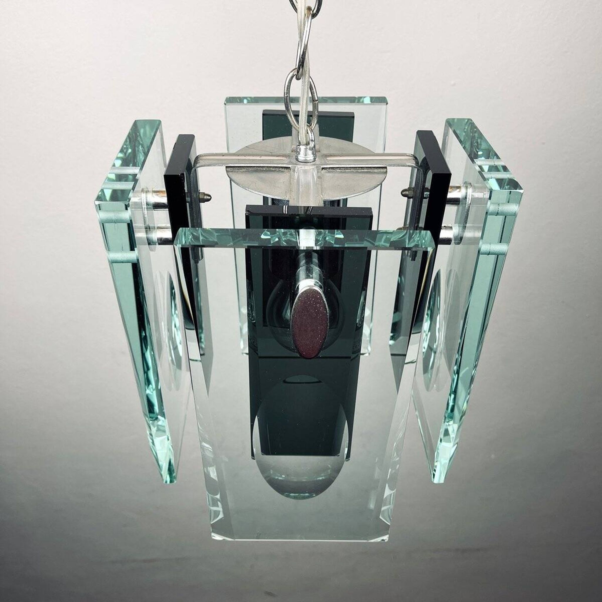 Italian art glass pendant by Fontana Arte, Italy, 1970s.