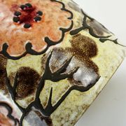 marei ceramic vintage 1960s 70s PLANT POT flower pot fat lava floral decor