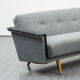 Convertible sofa, 60s, two-coloured, restored