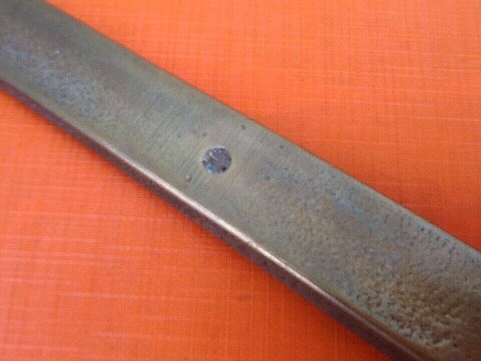 Set of 5 solid brass kitchen utensils