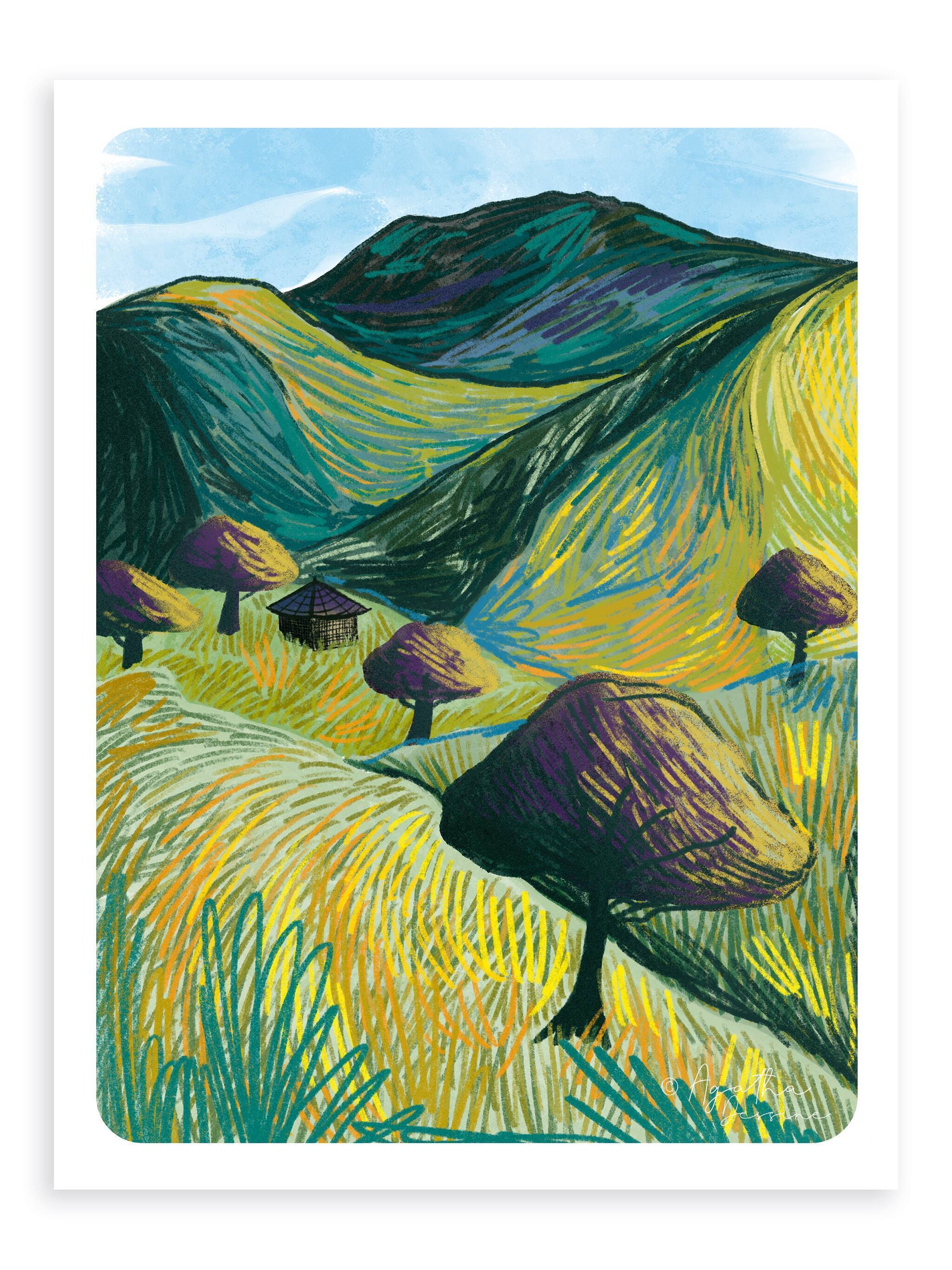 Illustration "Refuge 01" A4