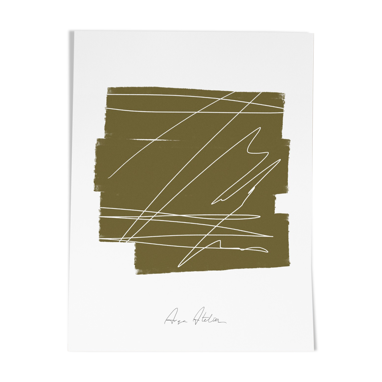 Abstract giclee art print, 50x70cm