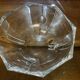 Hexagonal Crystal Bowl / Ashtray Art Deco Period