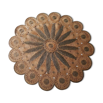 Tapis en jute vintage 150cm