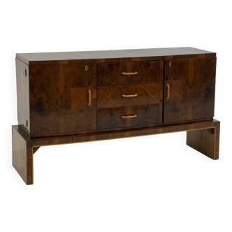 Italian walnut Art Deco / Art Nouveau sideboard