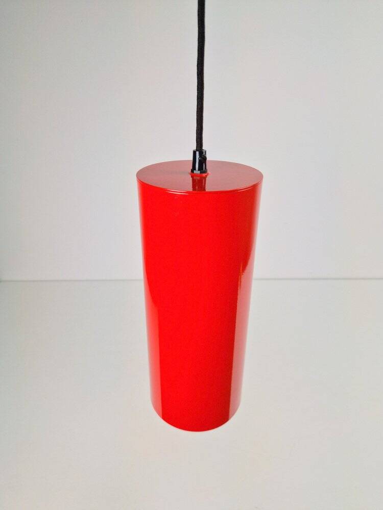 Minimalist Pipeline Pendant Lamps by Ole Pless Jørgensen for Nordisk Solar, 1970s, Set of 2
