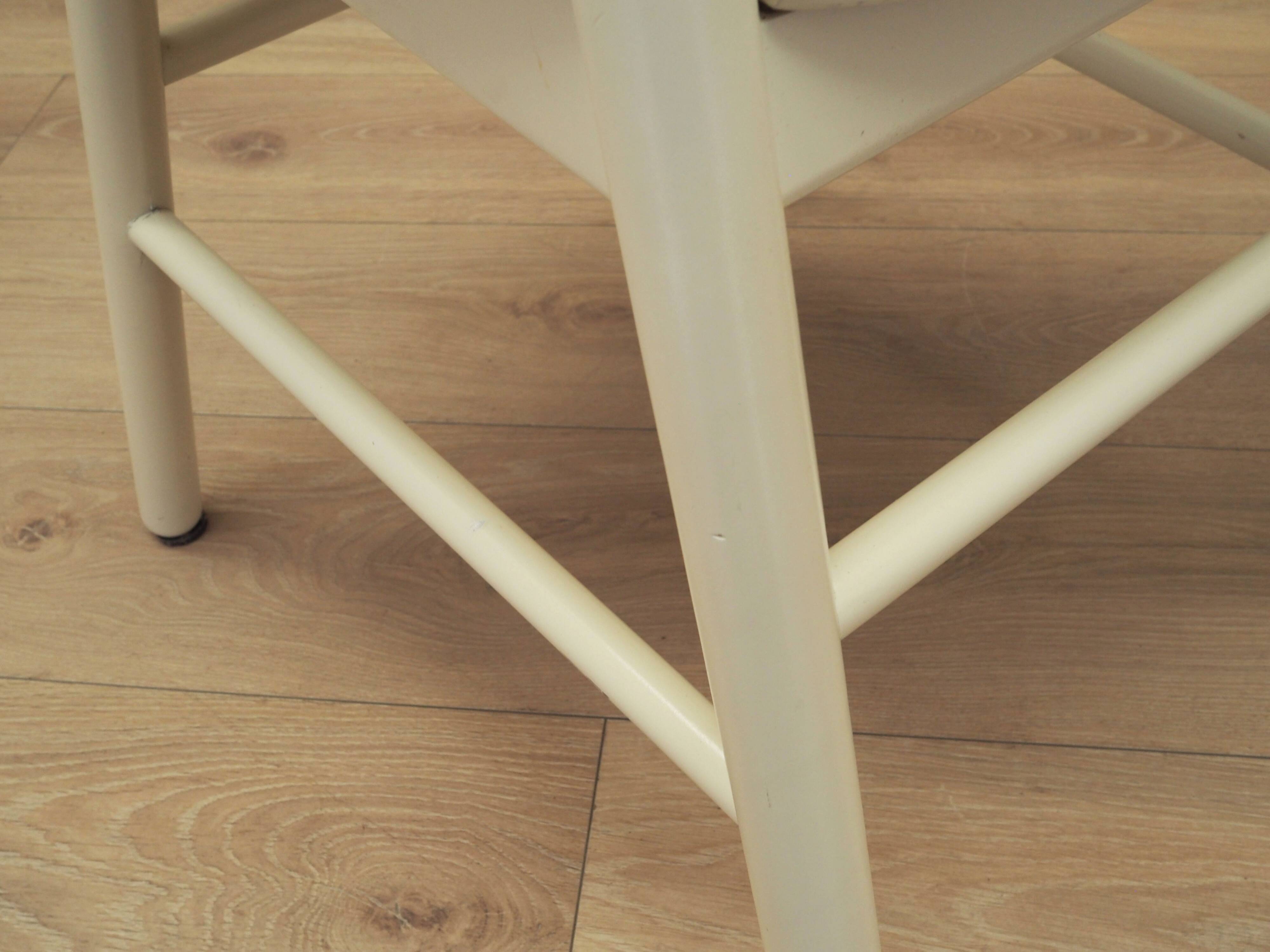 Set of four beech chairs, Italian design, 1970s, production: Italy