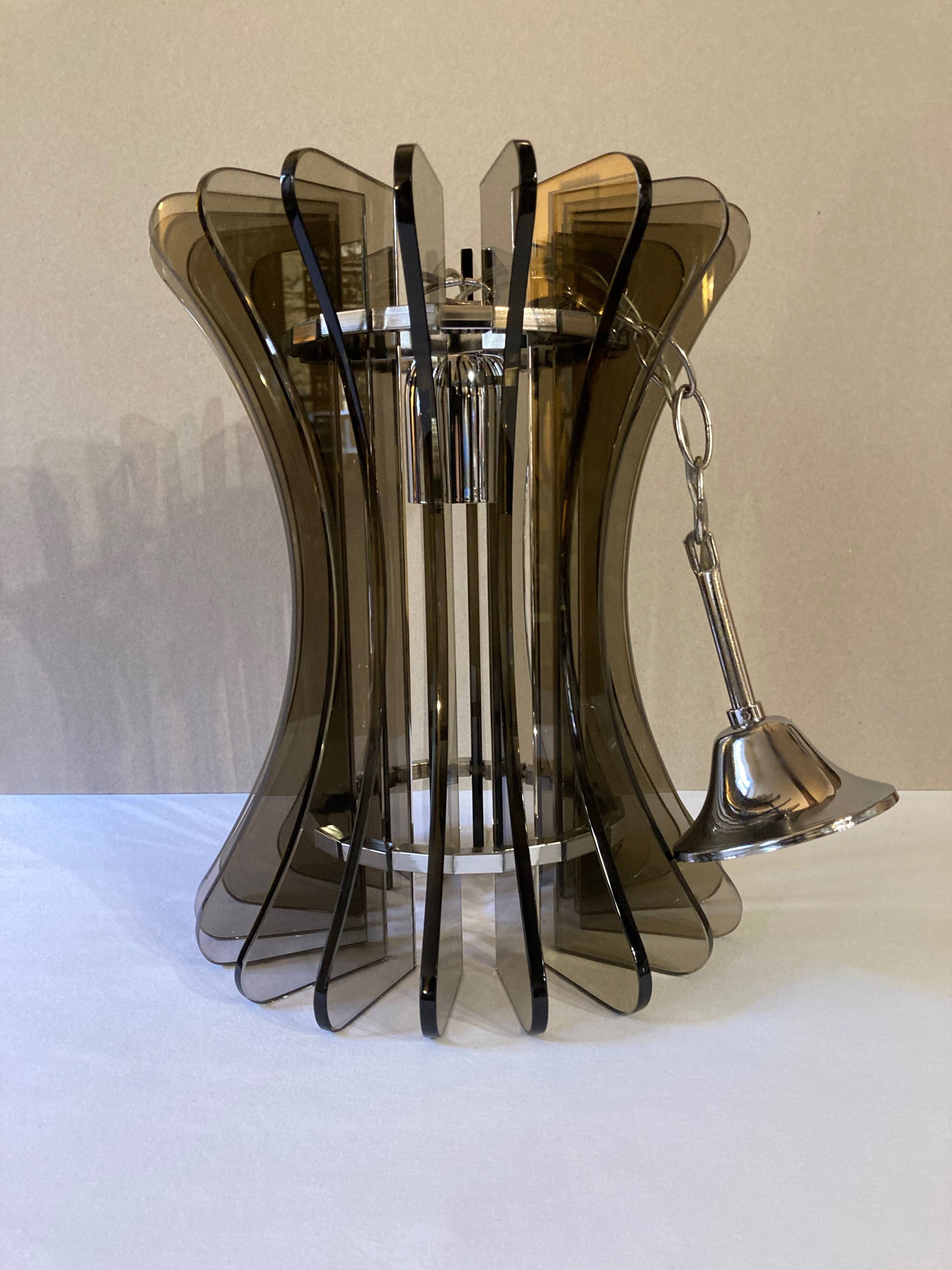 Italian Veca pendant light, 1970s