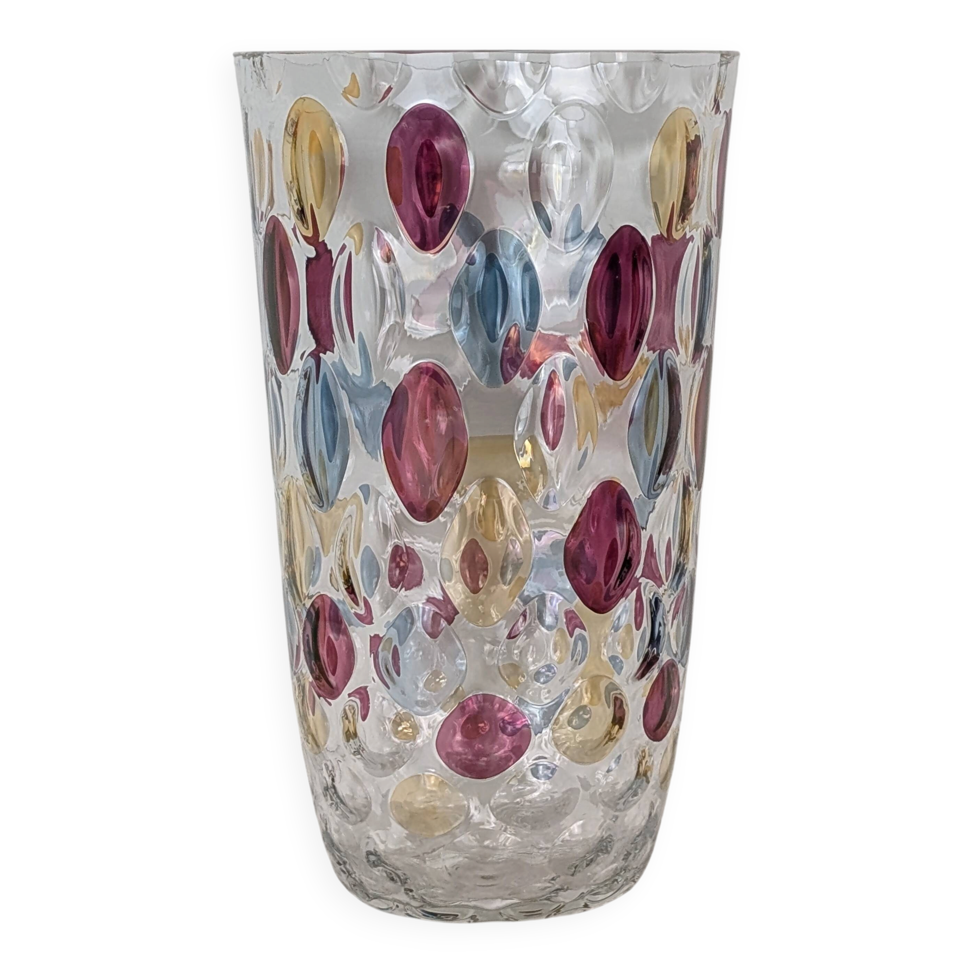 Bohemian crystal vase
