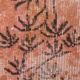 Salmon & Peach Turkish Vintage Rug, 167x286Cm