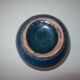 1960s vase by Aldo Londi for Bitossi in "Rimini blue" ceramic.