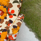 Deckchair chaise longue year 70