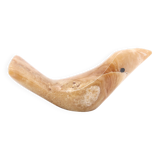 Moroccan alabaster bird paperweight, 70s