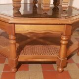 Lot de deux tables basses hexagonales