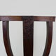 Sharness, wooden Art Deco plant holder, feet in an arc. Art Deco era