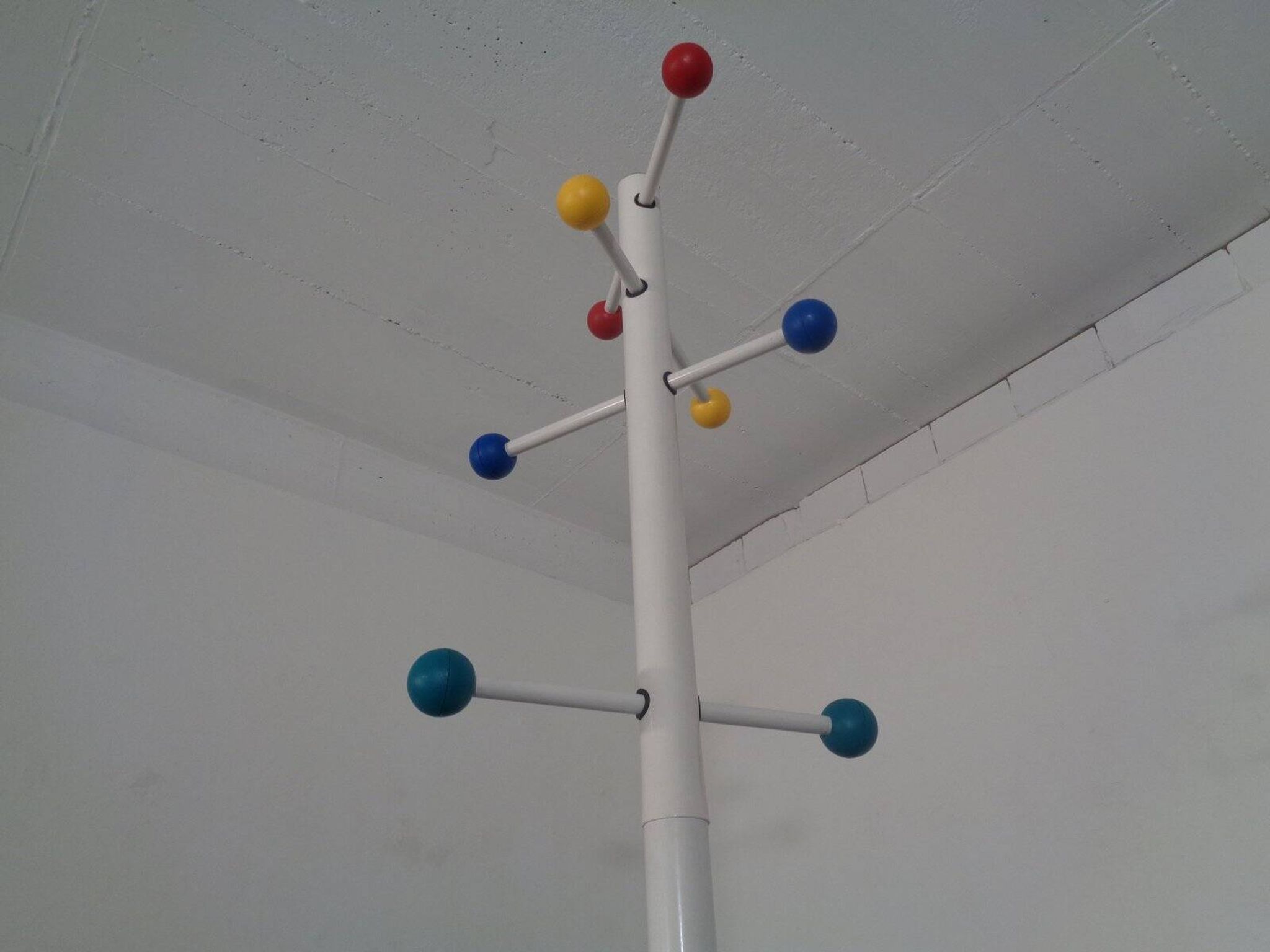 Italian Tubular Coat Rack, 1970s