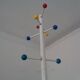 Italian Tubular Coat Rack, 1970s