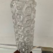 Teak and glass lamp from the 50s 60s