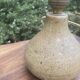 Ceramic bedside lamp signed