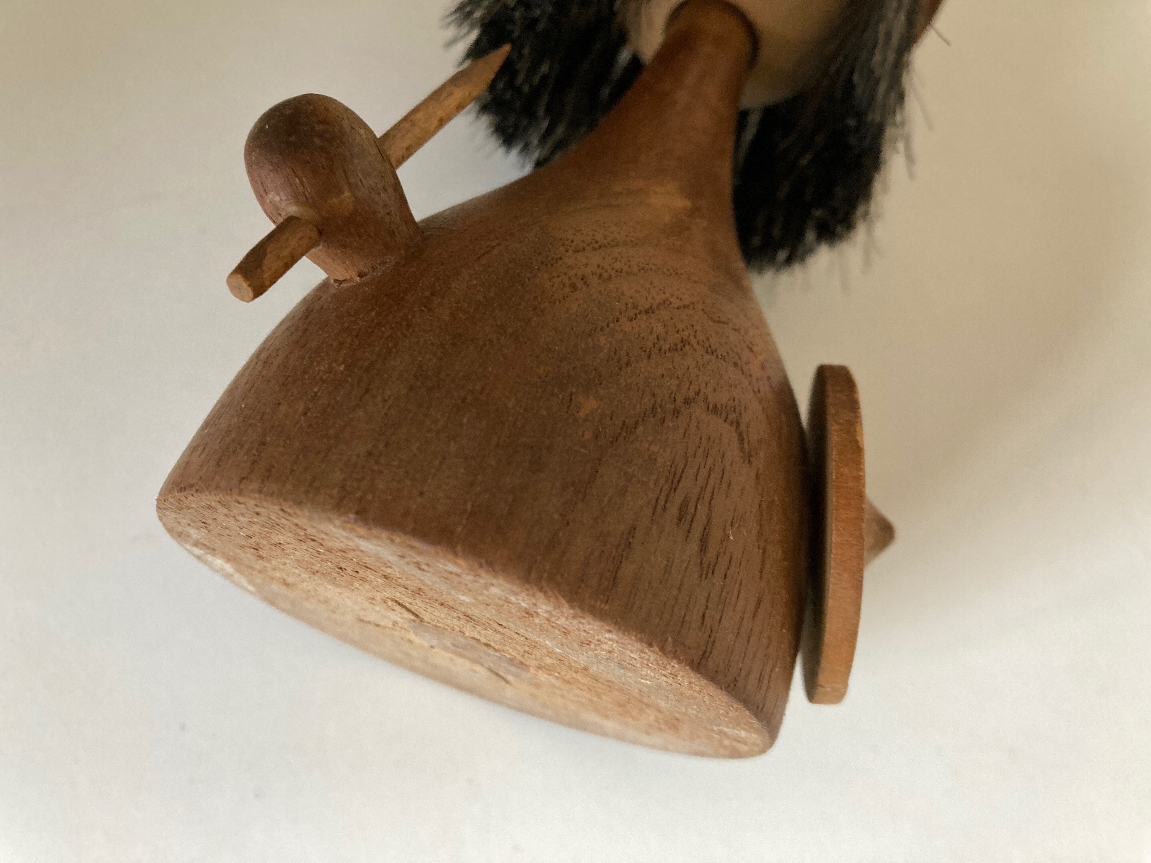 Viking doll by Kay Bojesen for Laurids Lønborg, teak Denmark 1950