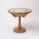 Ocassionall / console table in ash and smoked glass , 1950s, Czechoslovakia