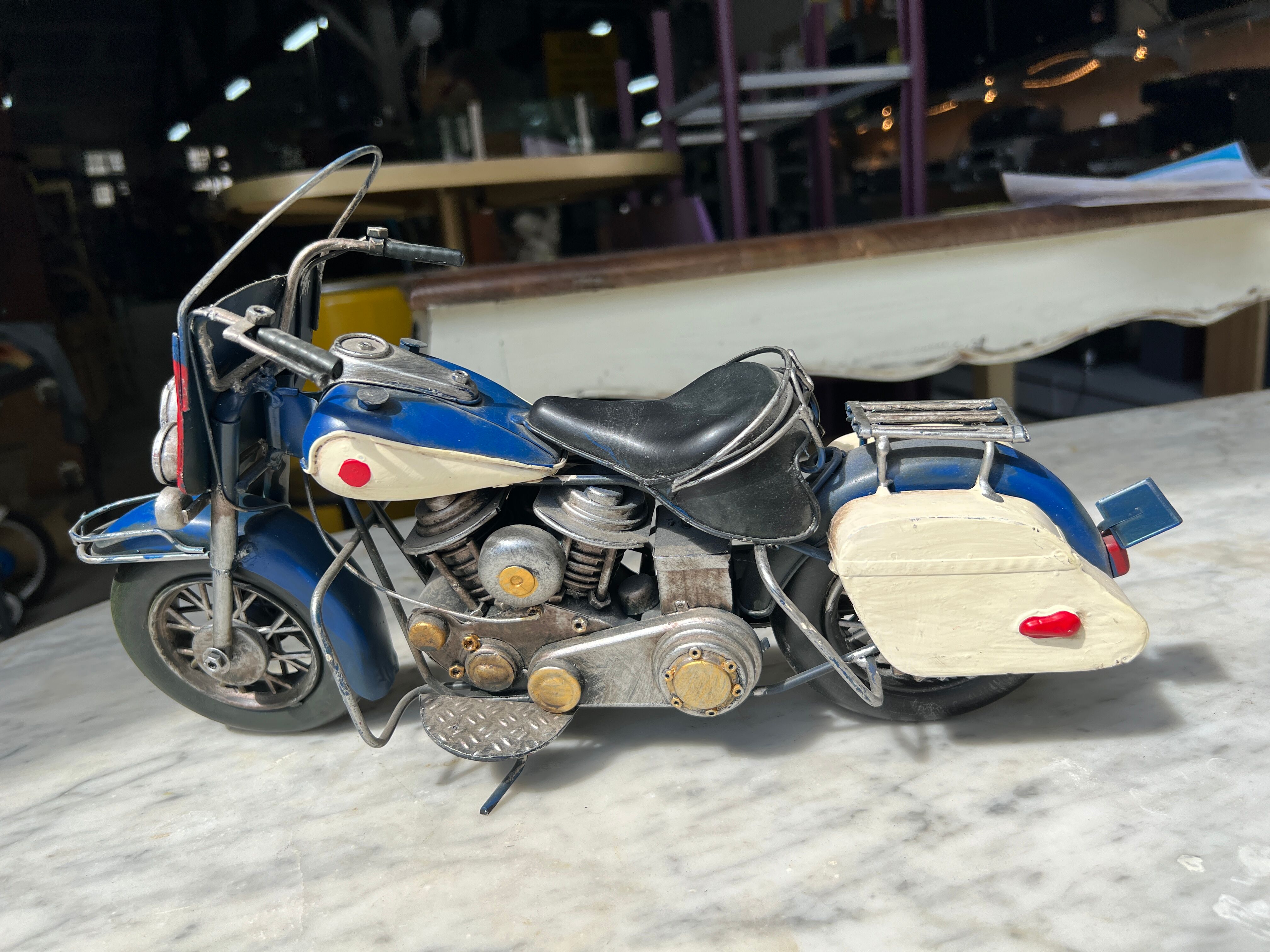 Vintage motorcycle Harley Davidson way 1960