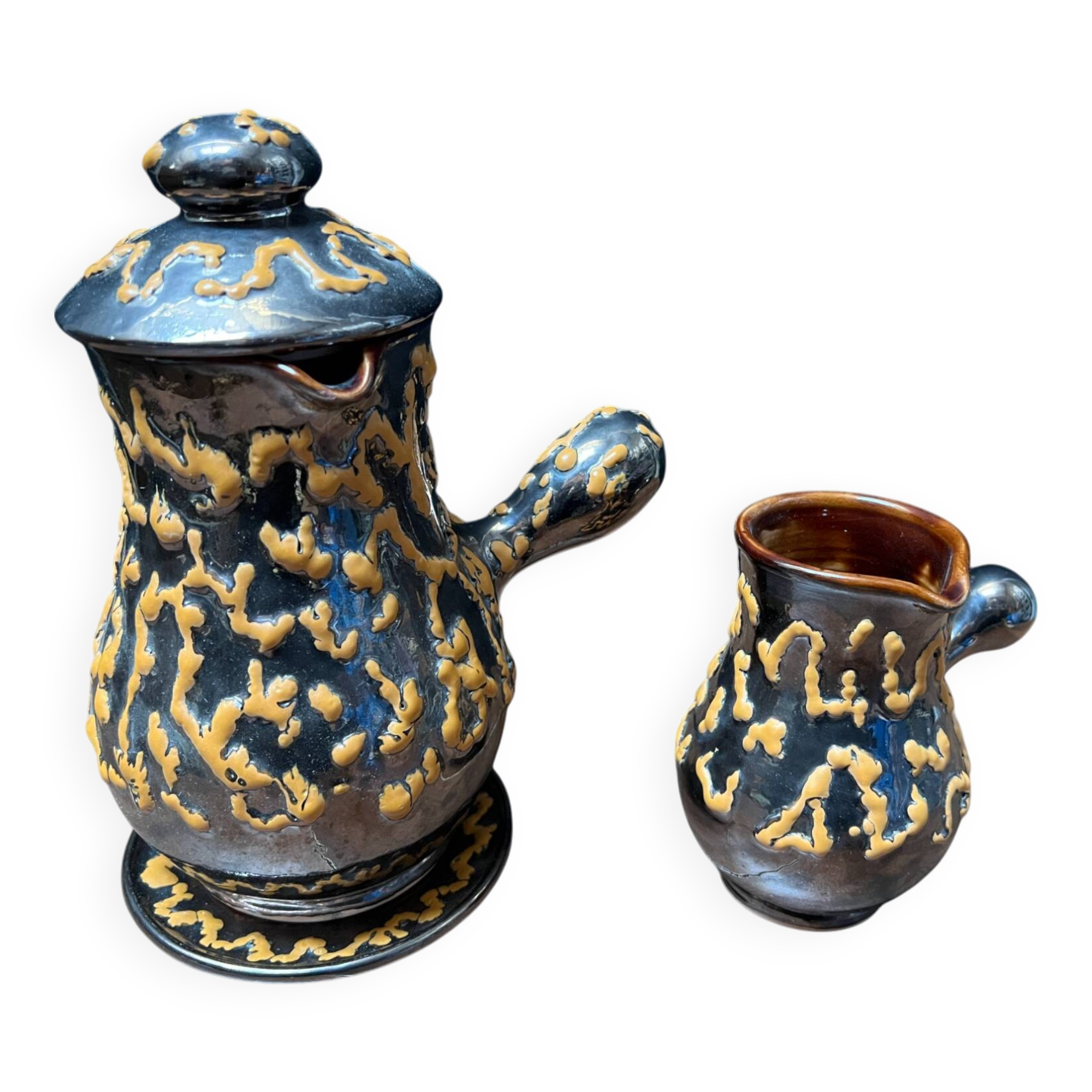 Coffee service signed RLM Chantrier, Sauzelle