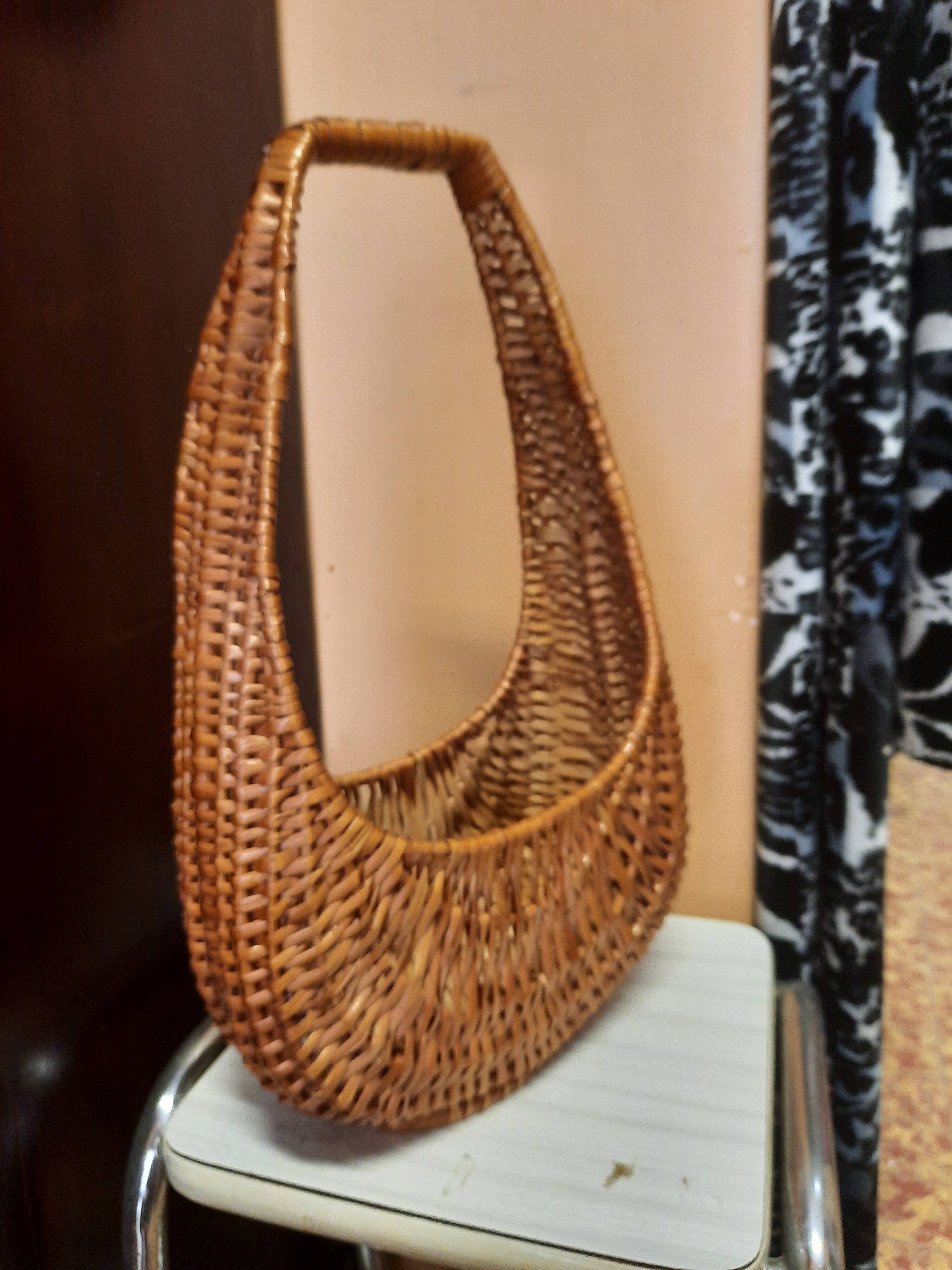 Vintage wicker basket