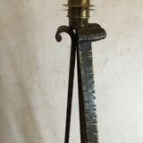 Lampadaire Art déco en fer forgé circa 1900