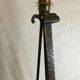 Art Deco wrought iron lamppost circa 1900