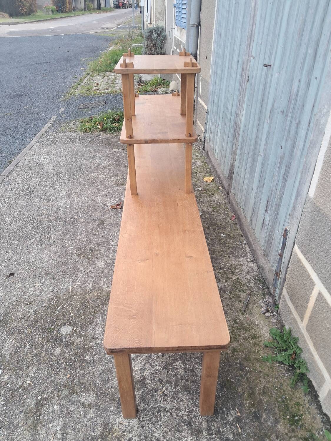 Étagère en chêne, modulable.