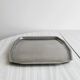 Rectangular stainless steel tray
