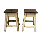 Pair of farm stools