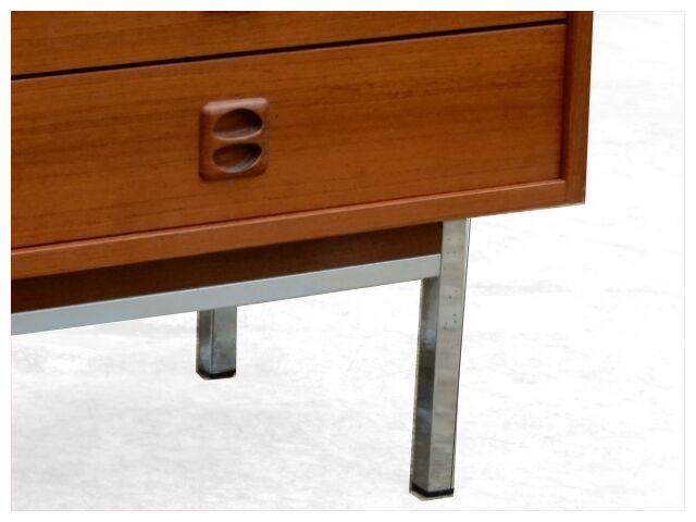 Enfilade furniture low tv hi design in teak 1980s
