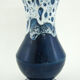 Pichet en céramique émaillée bleu marine - glaçure Fat Lava - vintage années 60